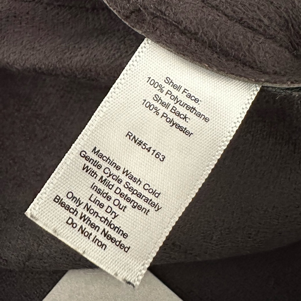 NWT Marc New York Fleece Lined High Waisted Faux Leather Pants Black Size M - Picture 9 of 10